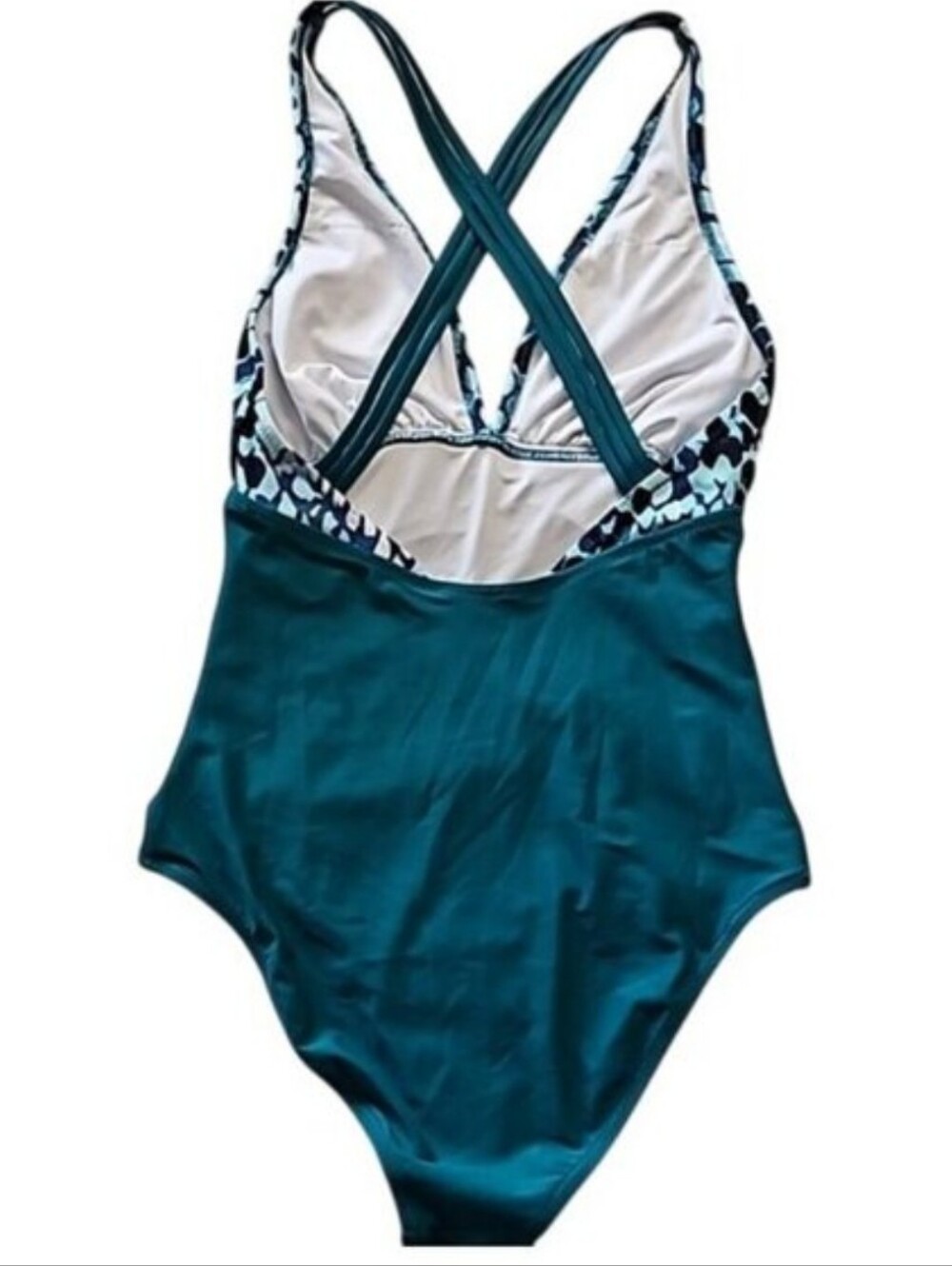 CUPSHE One Piece Swimsuit Small New Beach Vacation Women's Tropical Resort - Picture 6 of 10